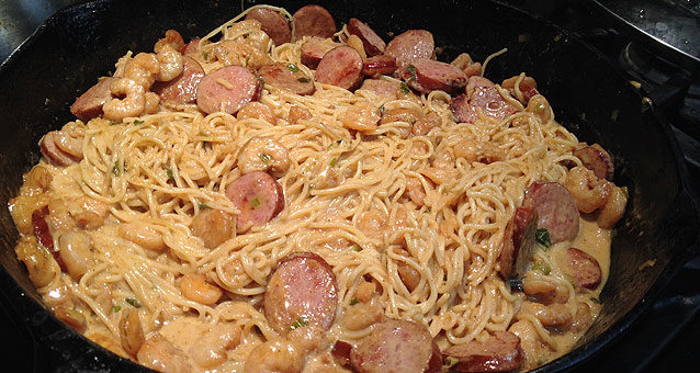 Cajun Angel Hair Pasta